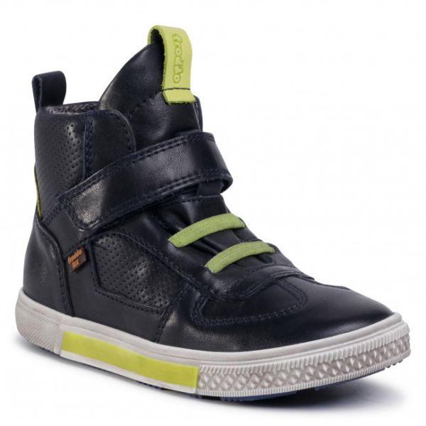 Froddo Waterproof Leather Black Green High Top Sneaker G3110150