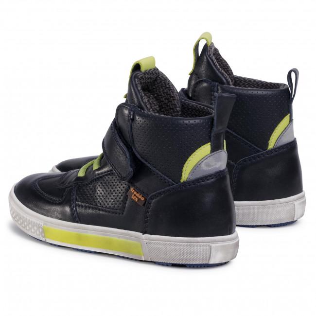 Froddo Waterproof Leather Black Green High Top Sneaker G3110150