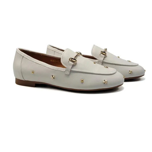 1936 White Stud Chain Loafer 1936114 - GIRLS