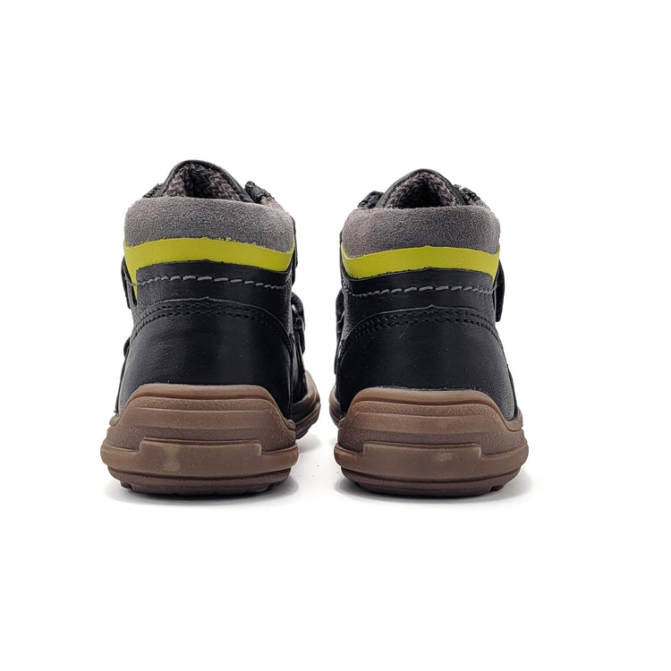 FRODDO Black Lime Waterproof Velcro Sneaker G3110179