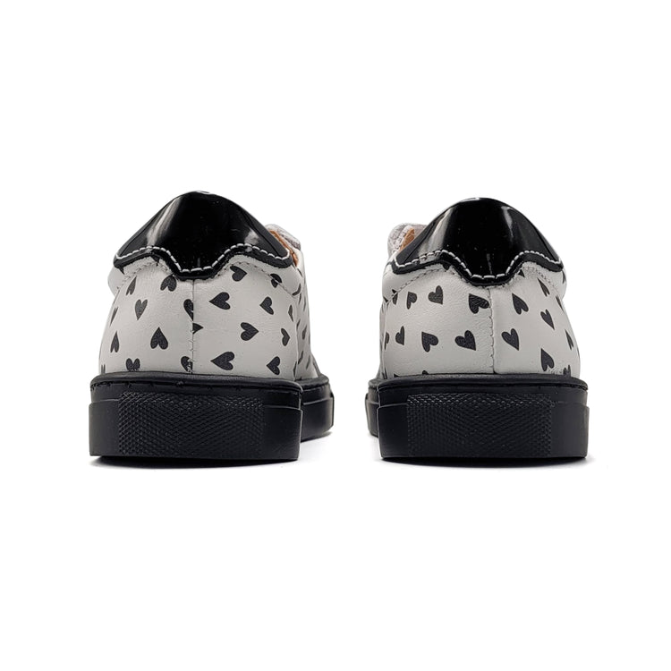 Atlanta Mocassin White Heart 3 Strap Sneaker 523