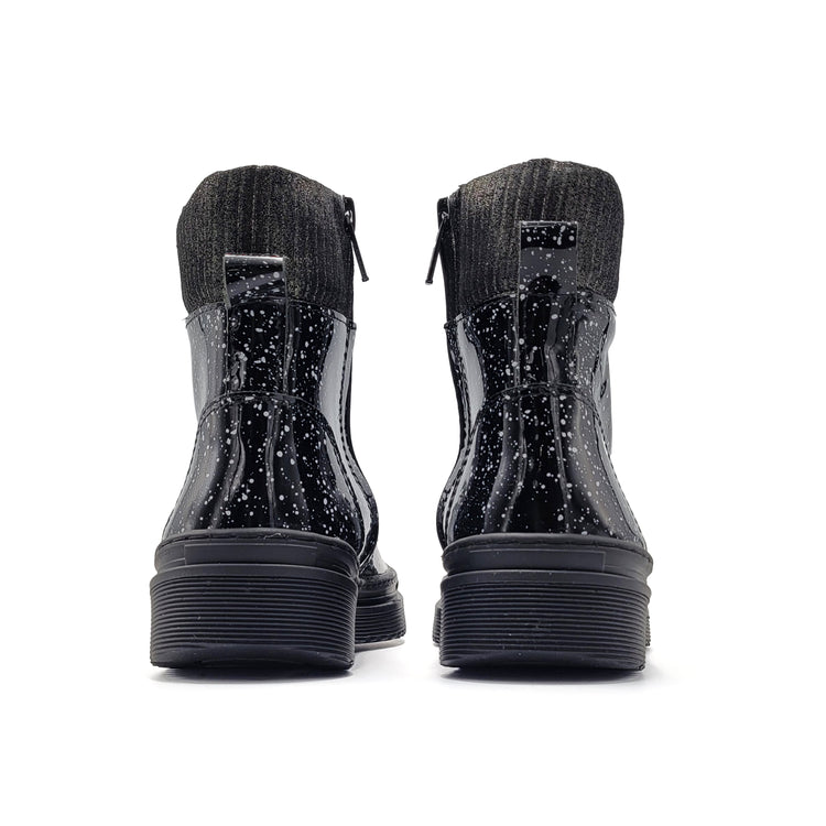 Atlanta Mocassin Black Splash Boot 111C