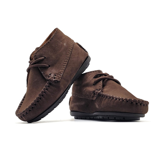 Atlanta Mocassin Pecan Brown Nubuk  Bootie 073