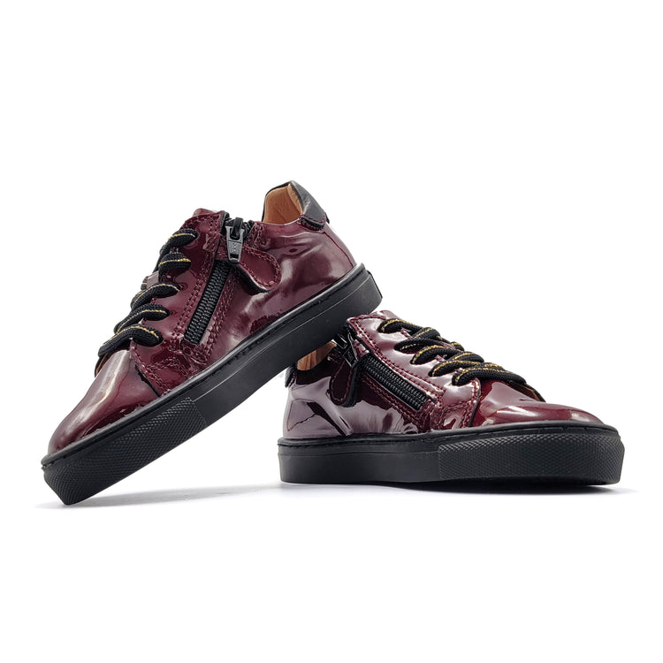 Atlanta Mocassin Burgundy Gold Stars Sneaker 103