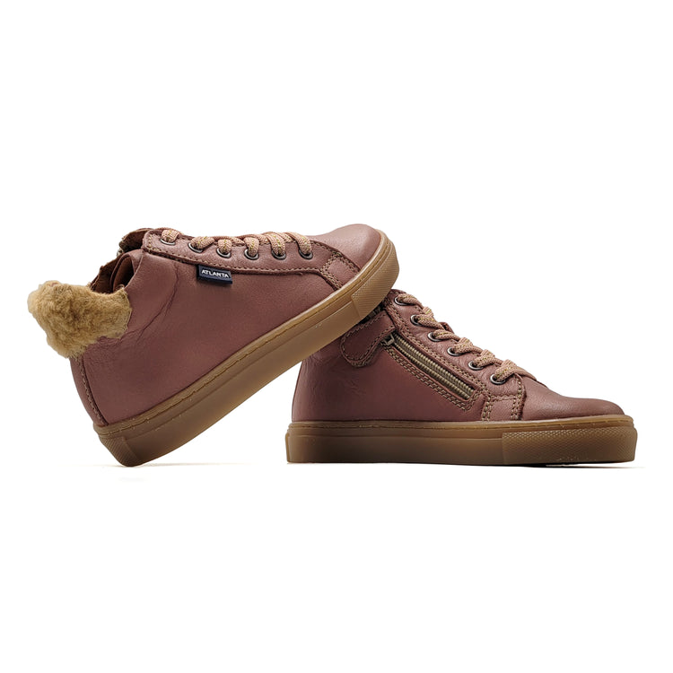 Atlanta Mocassin Dry Rose Fur Sneaker 115