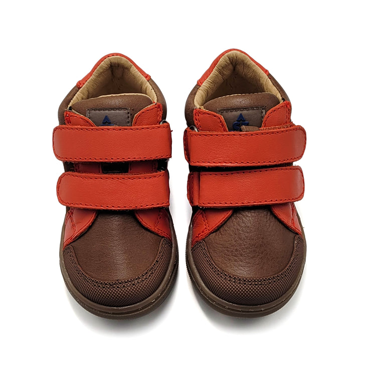 Acebos Brown Orange First Walker Sneaker 1329