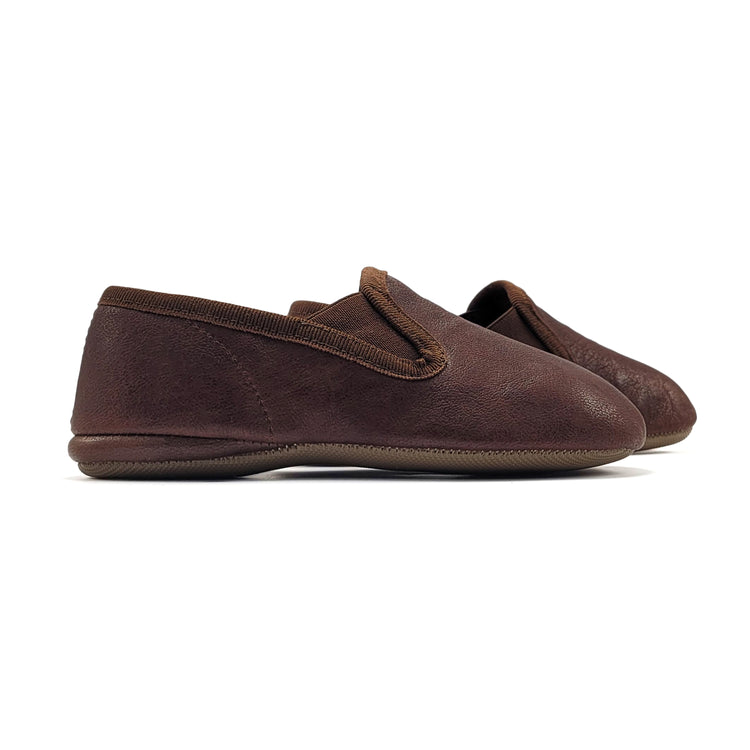 Pepe'  Wood Brown Smoking Slip On 280