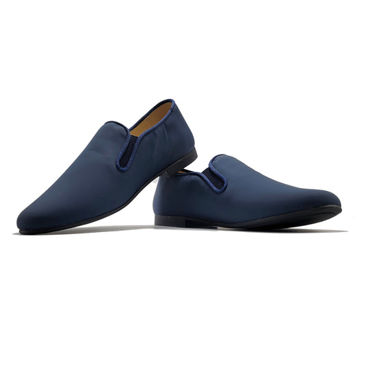 Andanines Navy Gum Smoking Slip On 182447