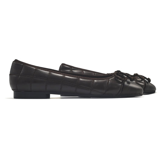 Brunellis Expresso Brown Napelia Ballet Flat 219