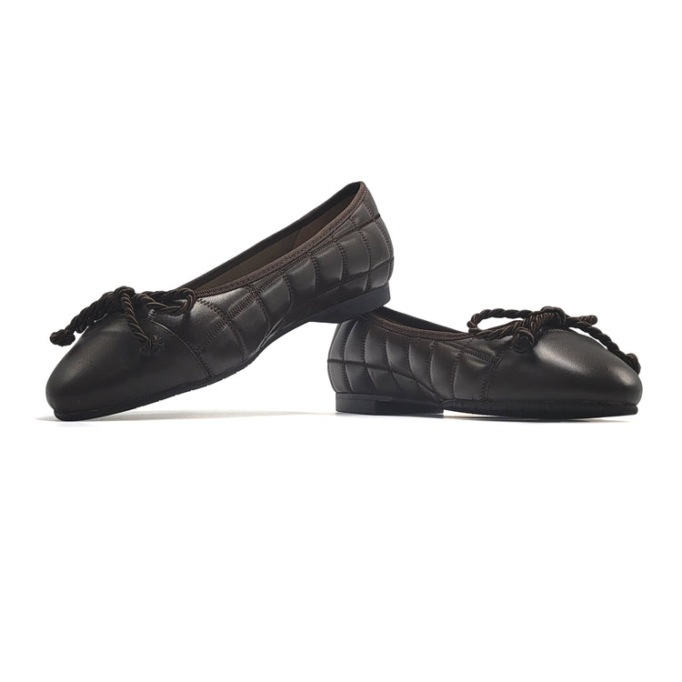 Brunellis Expresso Brown Napelia Ballet Flat 219