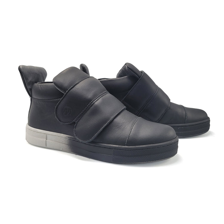 Naturino Collyn Black Ombre Velcro Hi Top Sneaker