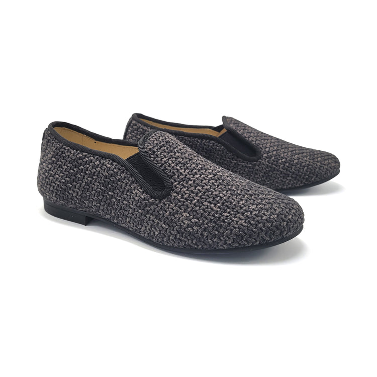 Andanines Grey Yarn Smoking Shoe 182447