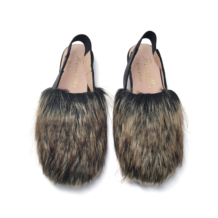 Brunellis Fur Husset Slingback 114