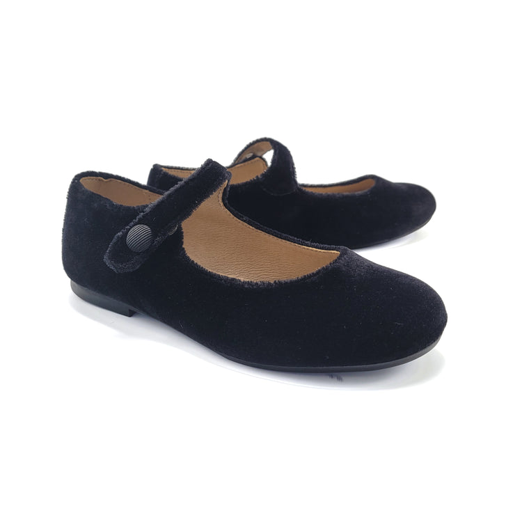 Maria Catalan Black Velvet Mary Jane 700706