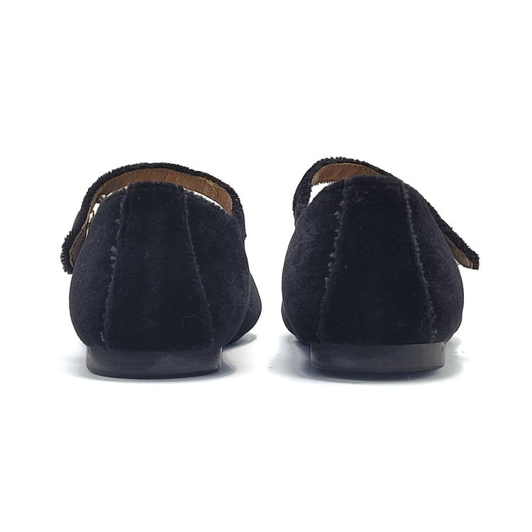 Maria Catalan Black Velvet Mary Jane 700706