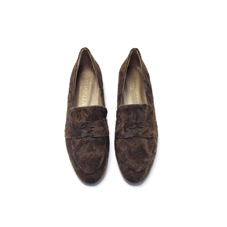 Brunella Brown Koi Penny Loafer 516