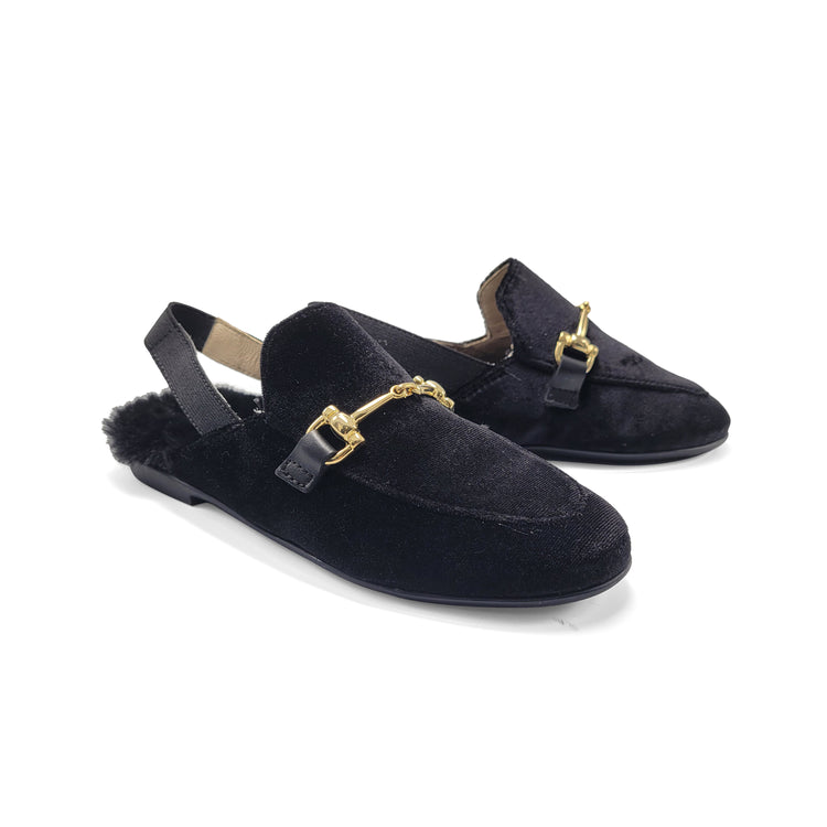 Naturino Sunsketchy Black Velvet Slingback