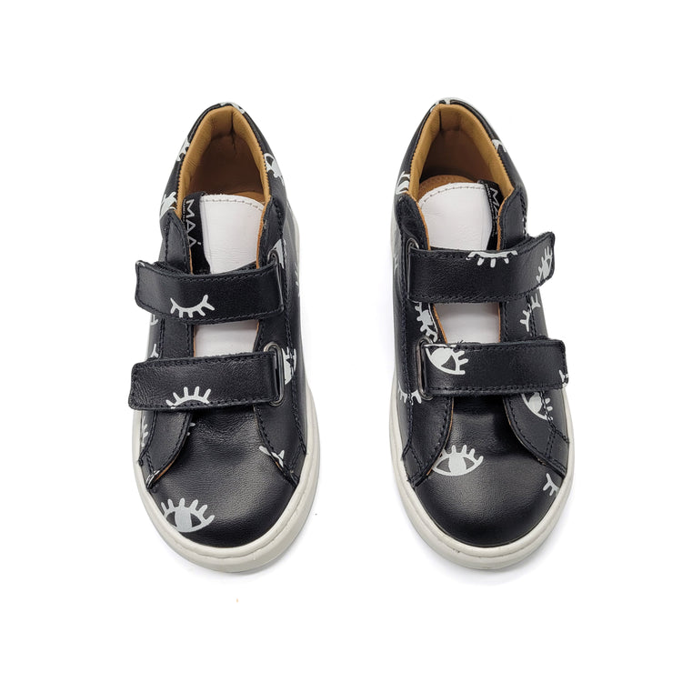 MAA Black Eyes Velcro Sneaker C407