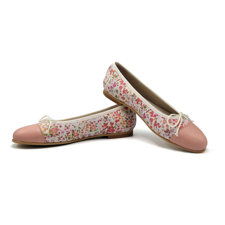 LMDI Salmon Floral Ballet Flat SS2462