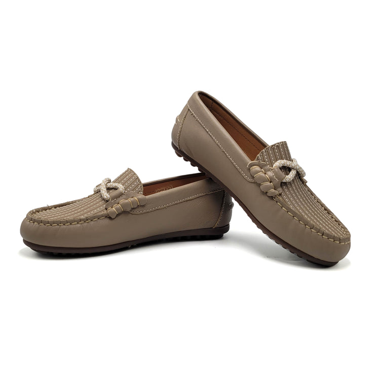 LMDI Taupe Lines Loafer SS2410