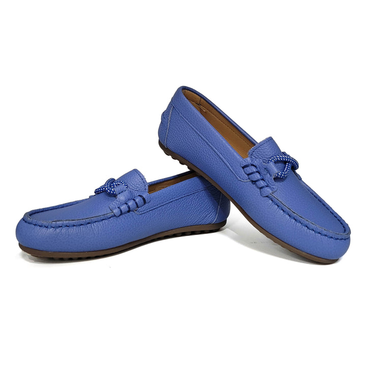 LMDI Blue Pebbled Rope Loafer SS2410