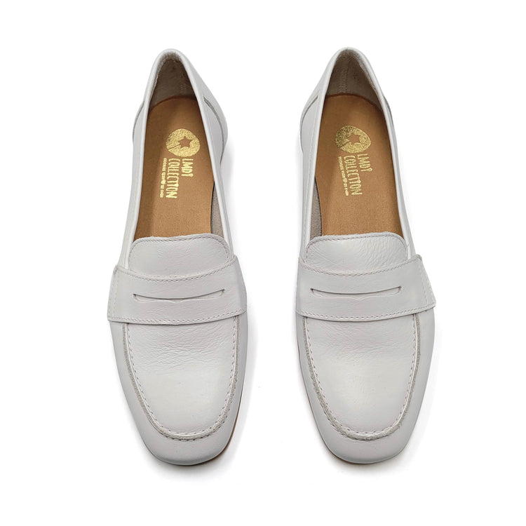 LMDI Ghost White Penny Loafer SS2486