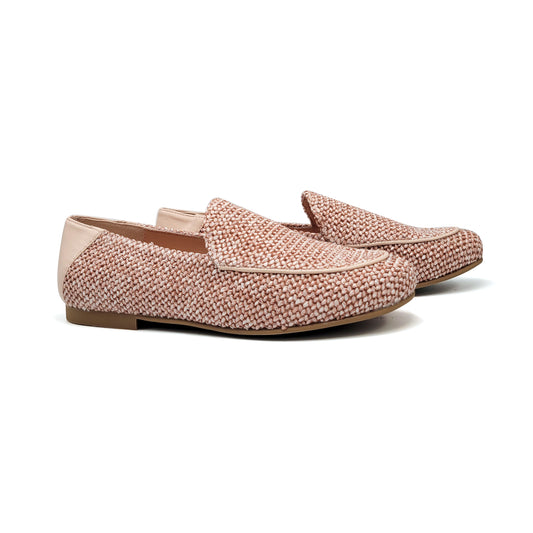 Ruth Secret Pink Crochet Slip On 3675