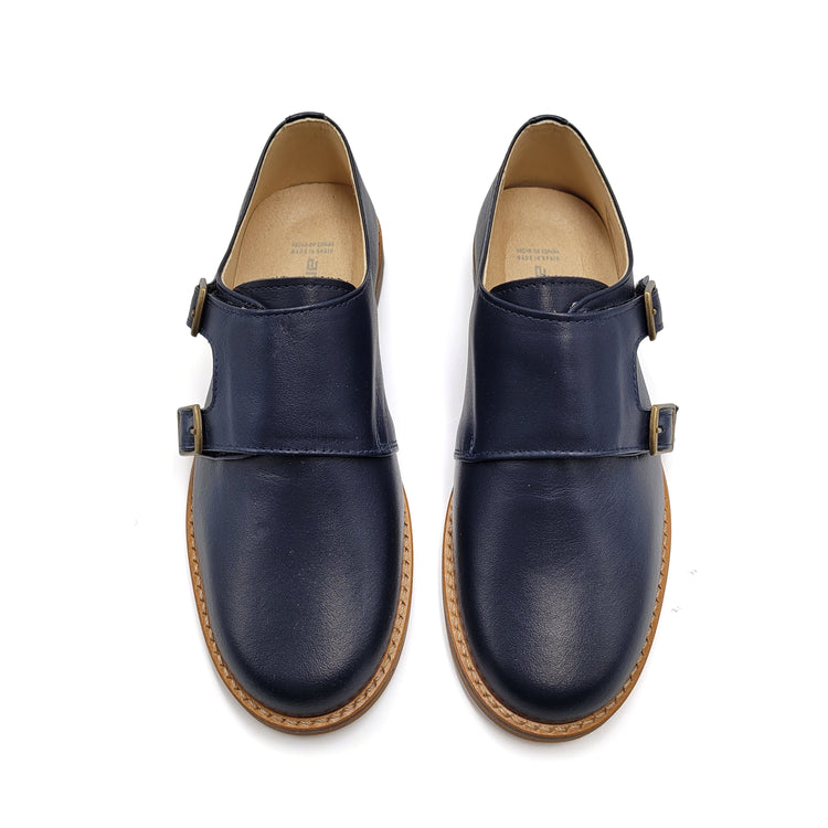 Andanines Navy Monk Dress Shoe 222413