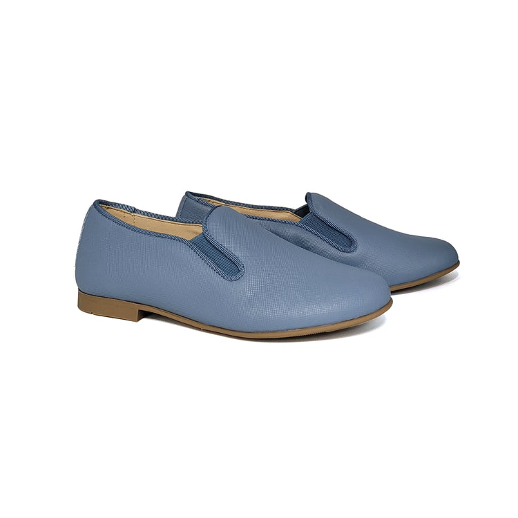 Andanines Blue Saffiano Smoking Shoe 182447