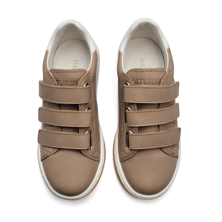 Naturino Cliff Taupe Velcro Sneaker