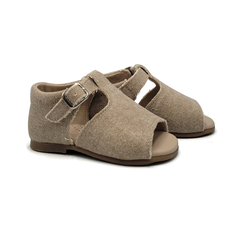 Blublonc Baylee Linen Baby Sandal