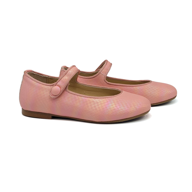 Brunellis Salmon Iridescent Mary Jane S-21