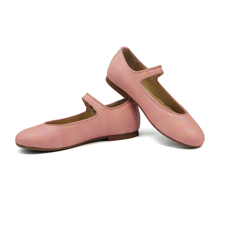 Brunellis Salmon Iridescent Mary Jane S-21