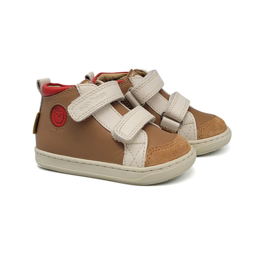 Shoo Pom Bouba Light Camel Velcro Sneaker