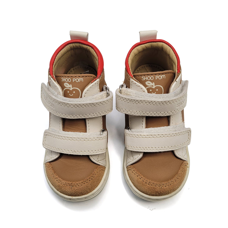 Shoo Pom Bouba Light Camel Velcro Sneaker