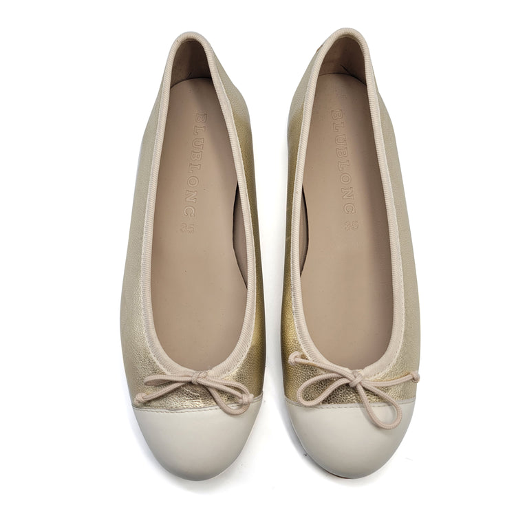 Blublonc Leya Champagne Ballet Flat