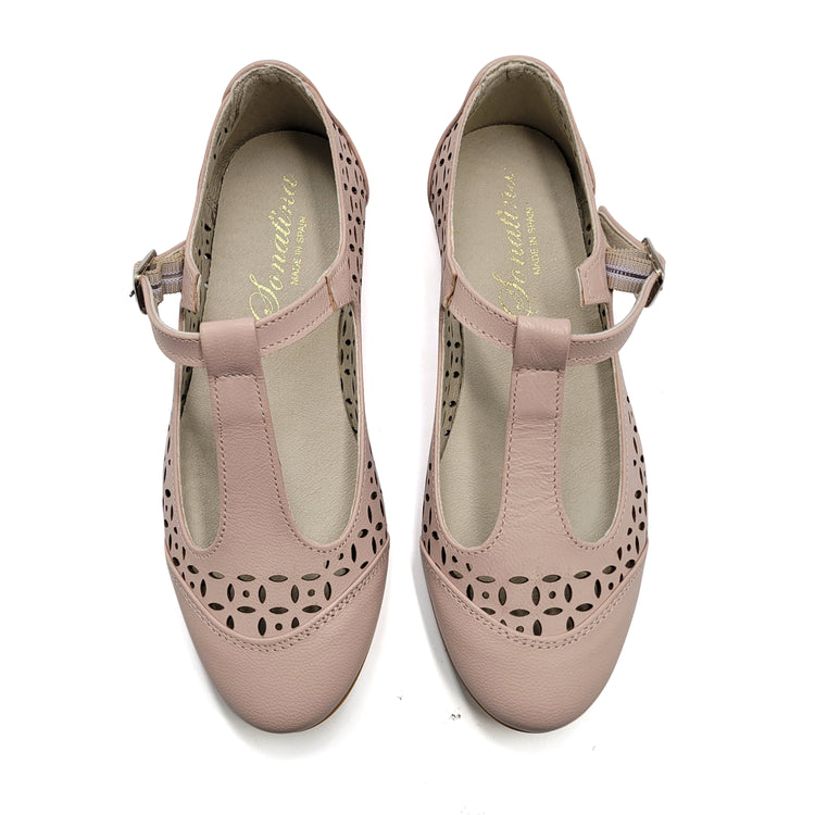 Sonatina Gwen Blush Pink T-Strap Mary Jane