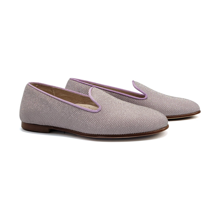 Hoo Lilac Shimmer Slip On 2432