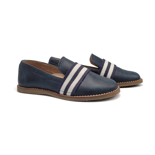 Hoo Hoova's Slip On Navy/White/Denim 2142