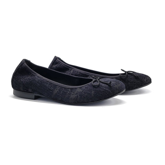 Blublonc Luisa Black Carpet Ballet Flat