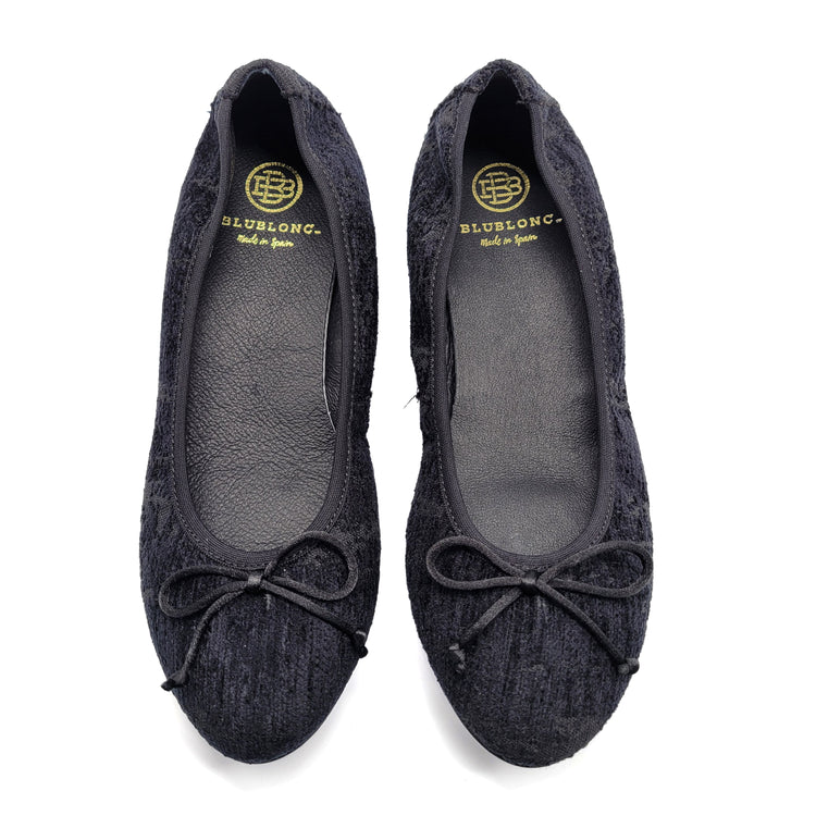 Blublonc Luisa Black Carpet Ballet Flat