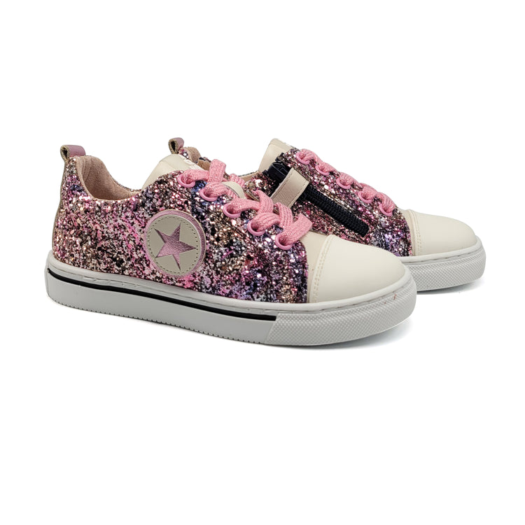 Acebos Rainbow Glitter Lace Sneaker 5602RE