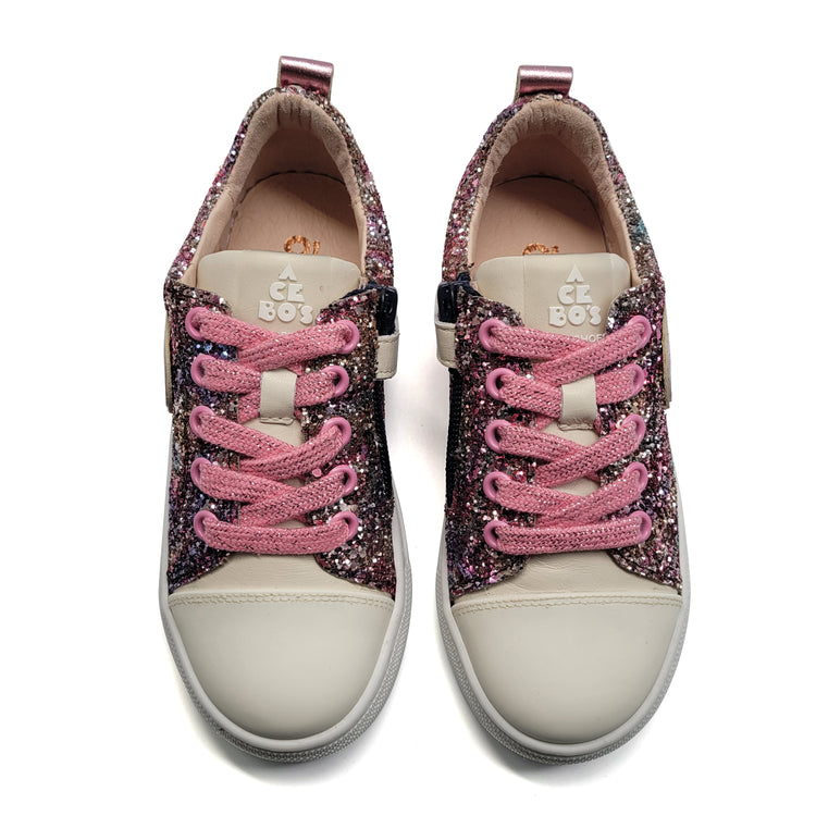 Acebos Rainbow Glitter Lace Sneaker 5602RE