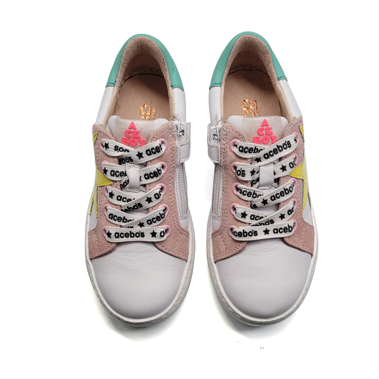 Acebos Yellow Boom Lace Sneaker 5461CH