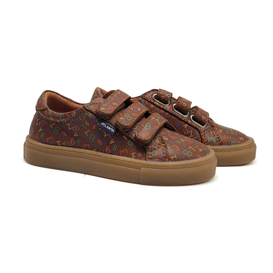 Atlanta Mocassin Camel ABC Velcro Sneaker 523