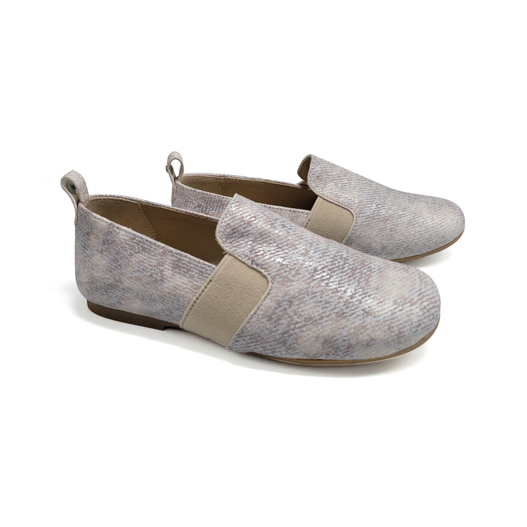 Manuela De Juan Taupe Sky Print Slip On S2977