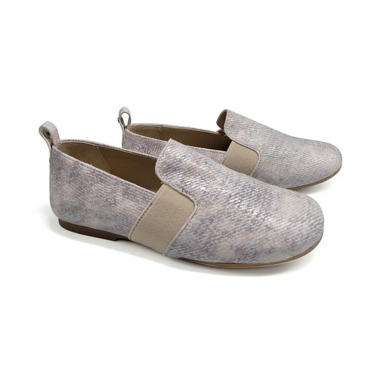 Manuela De Juan Taupe Sky Print Slip On S2977