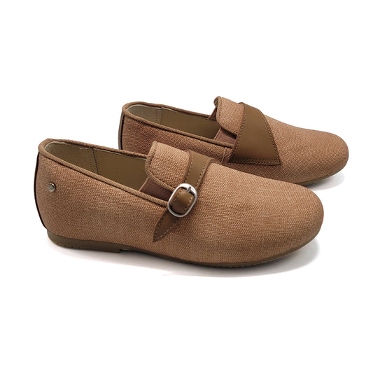 Manuela De Juan Camel Smoking Shoe S3186