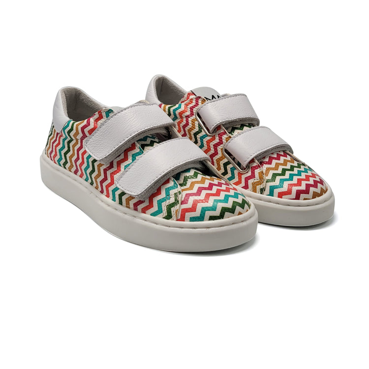 Manuela Multi Wave Velcro Sneaker C285