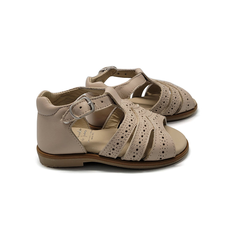 Manuela De Juan Taupe Sandal S3023